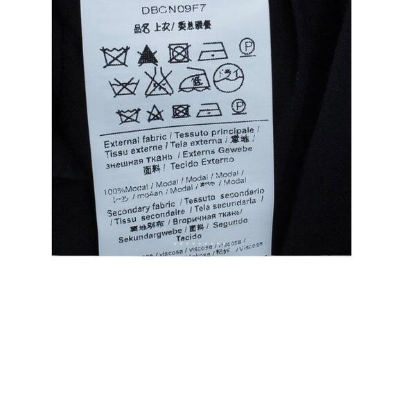 Valentino Black Beaded Square Neck Sheer Short Sleeve Top Size 6 - Picture 10 of 13